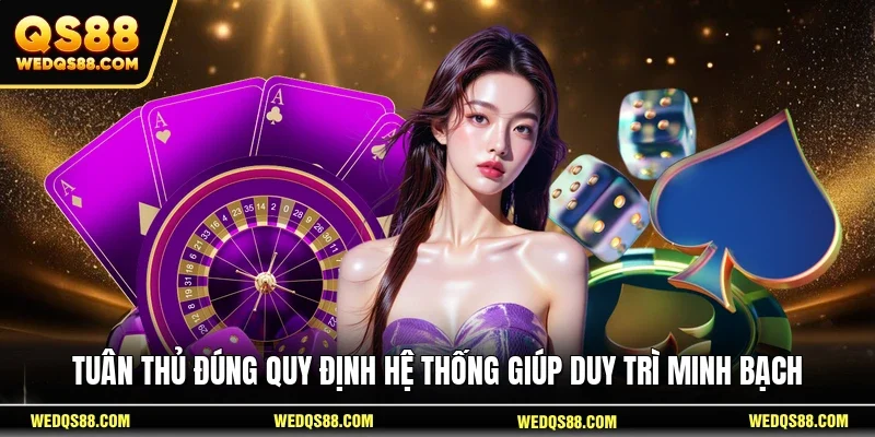 Tuân thủ đúng quy định hệ thống giúp duy trì minh bạch 